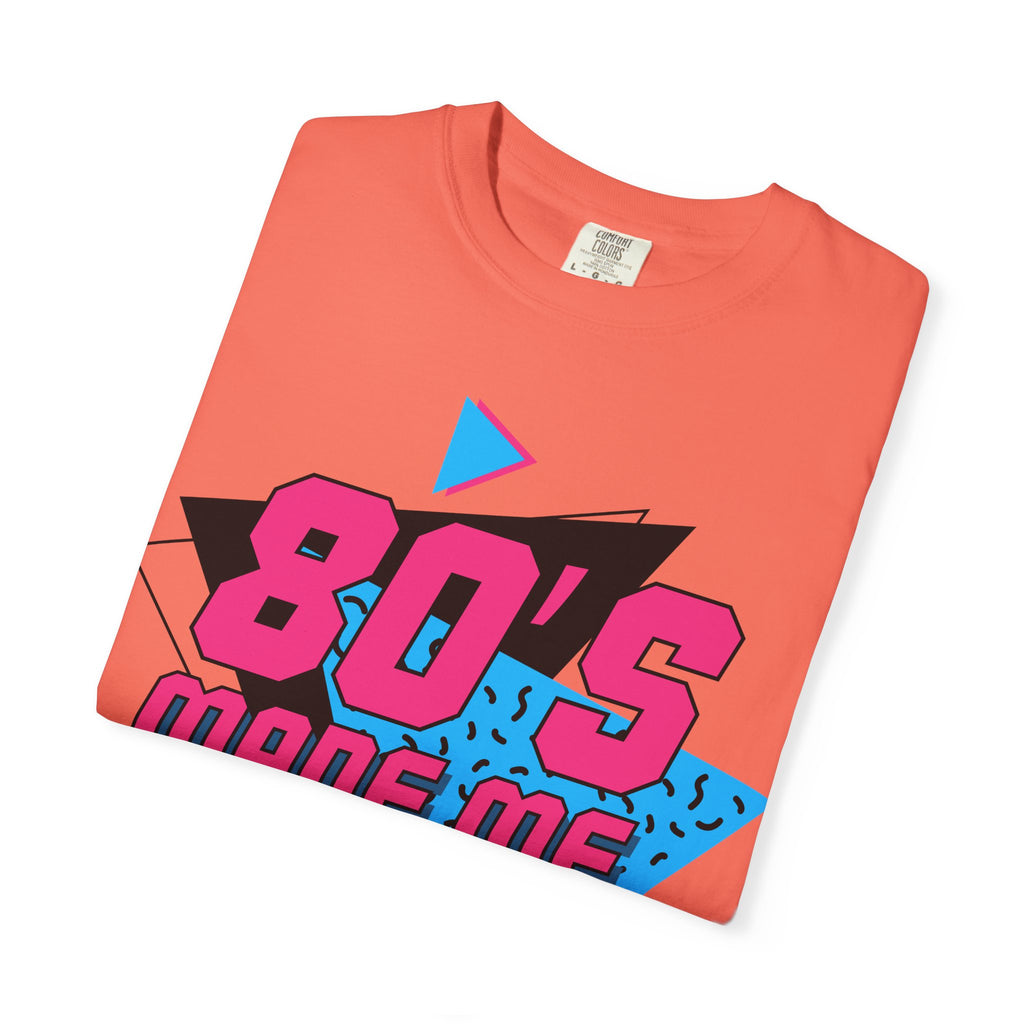 80's Made Me T-shirt | Retro 80s Neon Geometric Tee