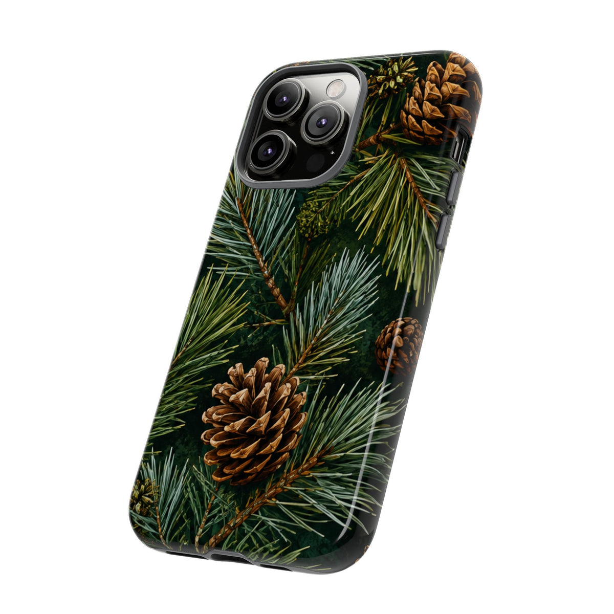 Pinecone Pines Phone Case — Festive Evergreen iPhone Cover
