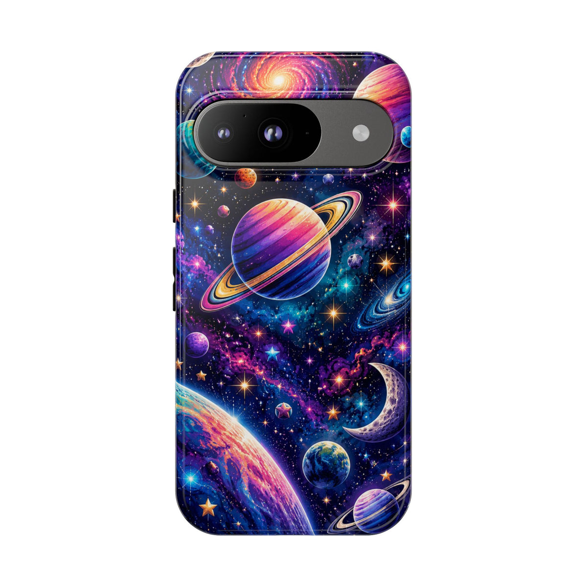 Colorful Galaxy Planets phone case | Tough Case