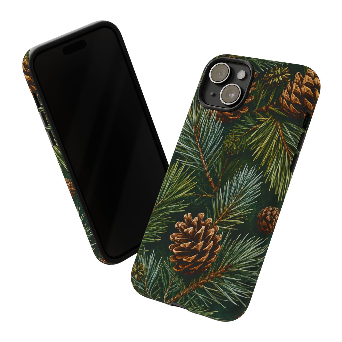 Pinecone Pines Phone Case — Festive Evergreen iPhone Cover