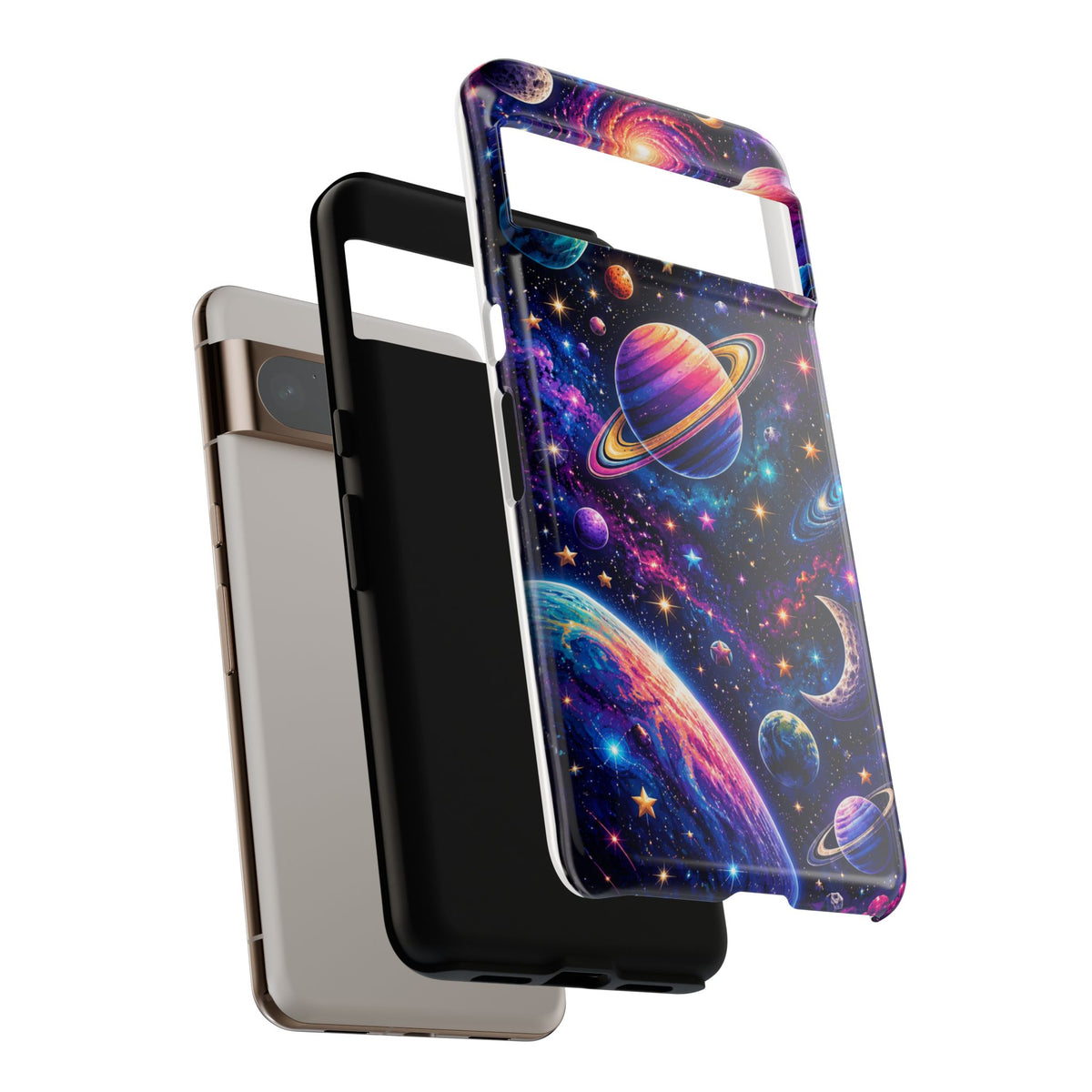 Colorful Galaxy Planets phone case | Tough Case