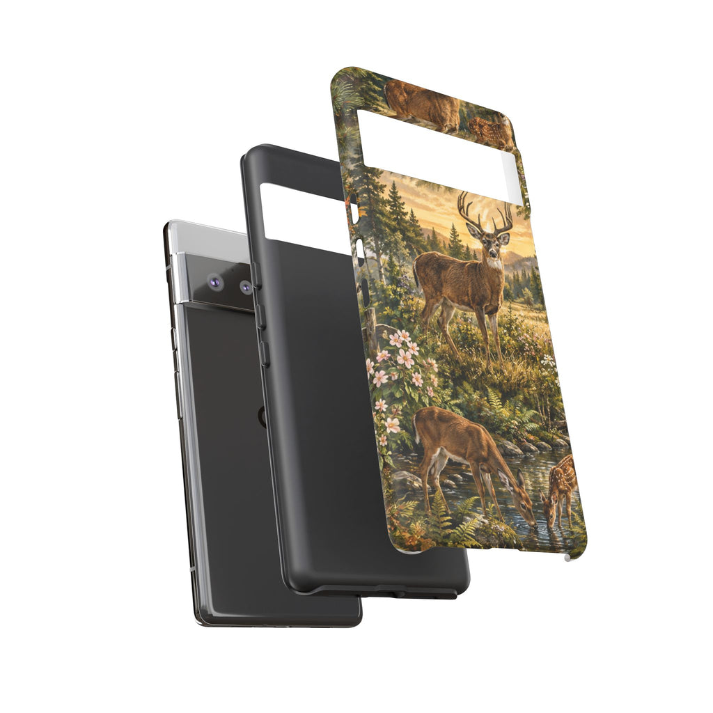 Deer Forest Phone Case — Woodland Bucks Nature iPhone Cover
