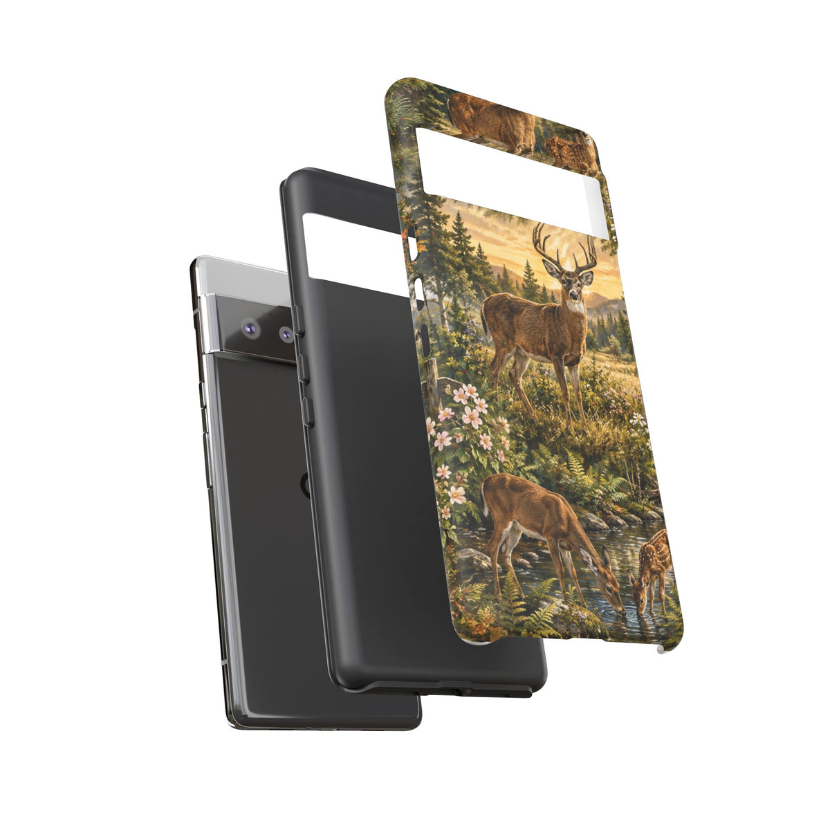 Deer Forest Phone Case — Woodland Bucks Nature iPhone Cover