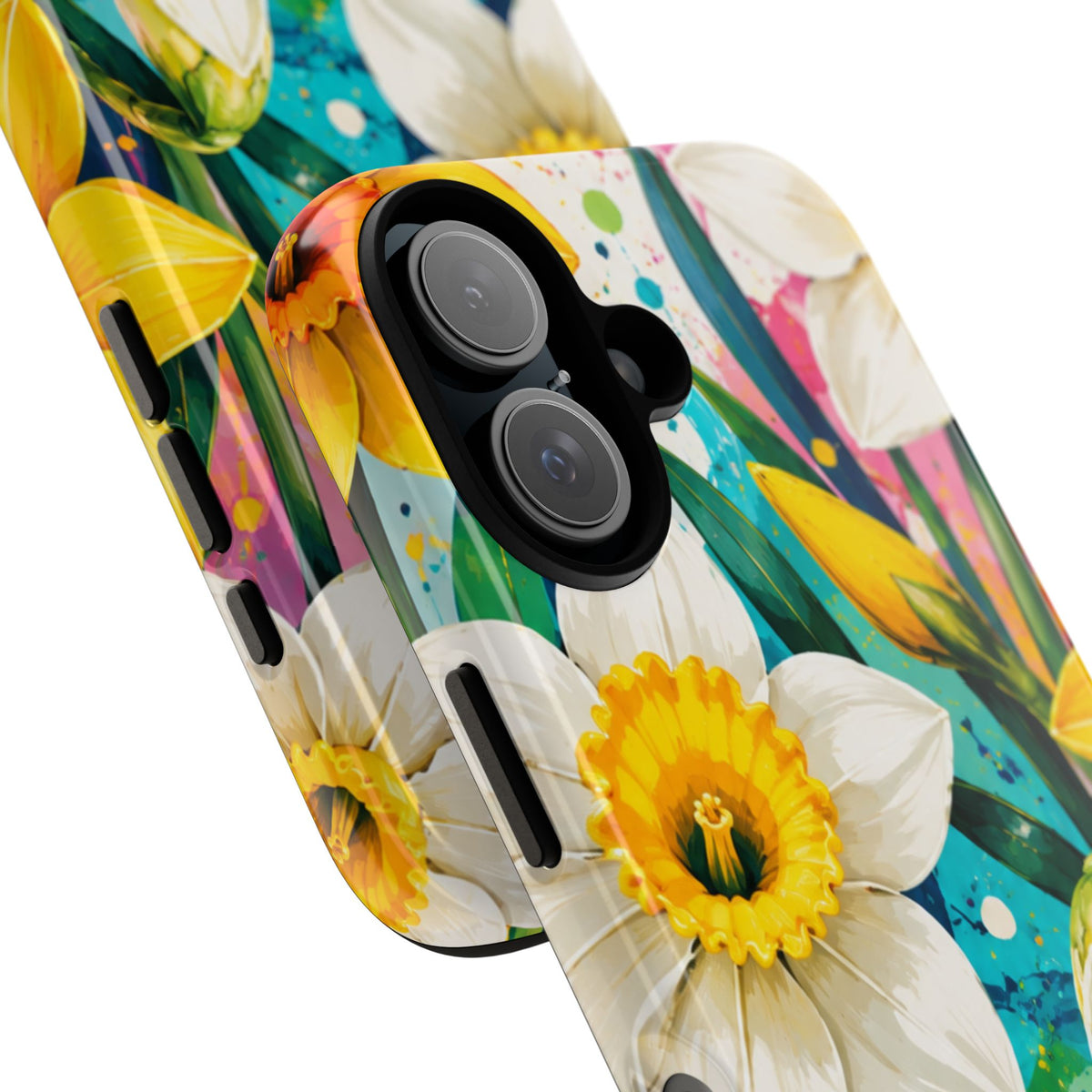 Daffodil Floral Phone Case — Bright Spring Garden Protective Cover