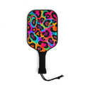 Neon Leopard Pickleball Paddle Set — Colorful 2-Pack Pickleball Kit