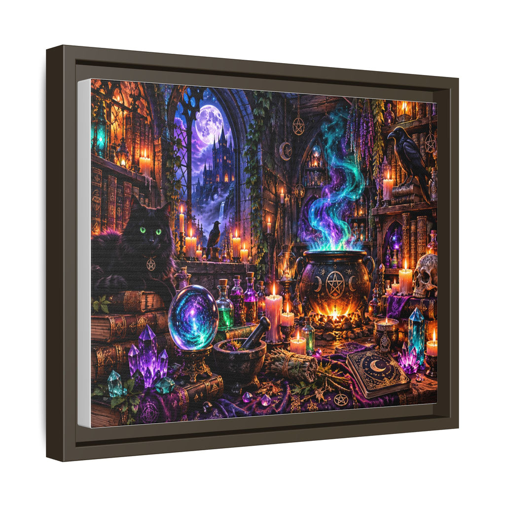 Mystic Witch’s Apothecary Matte Canvas Framed Art