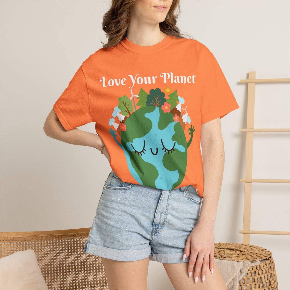 Love Your Planet Love Yourself T-Shirt — Earth Day Eco-Friendly Graphic Tee