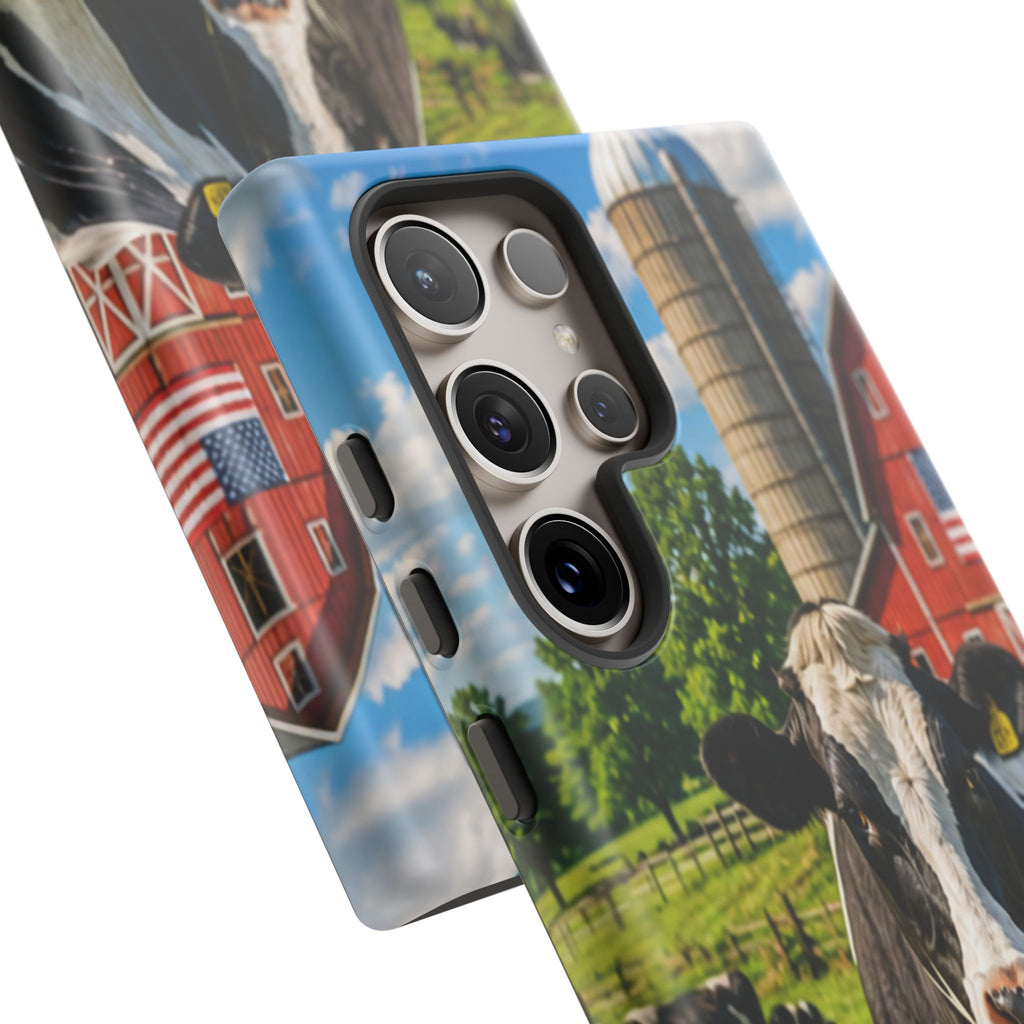 Cow Farm Phone Case — Rustic Barnyard iPhone Cover