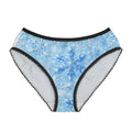Snowflake Print Women's Briefs — Cozy Winter Holiday Underwear