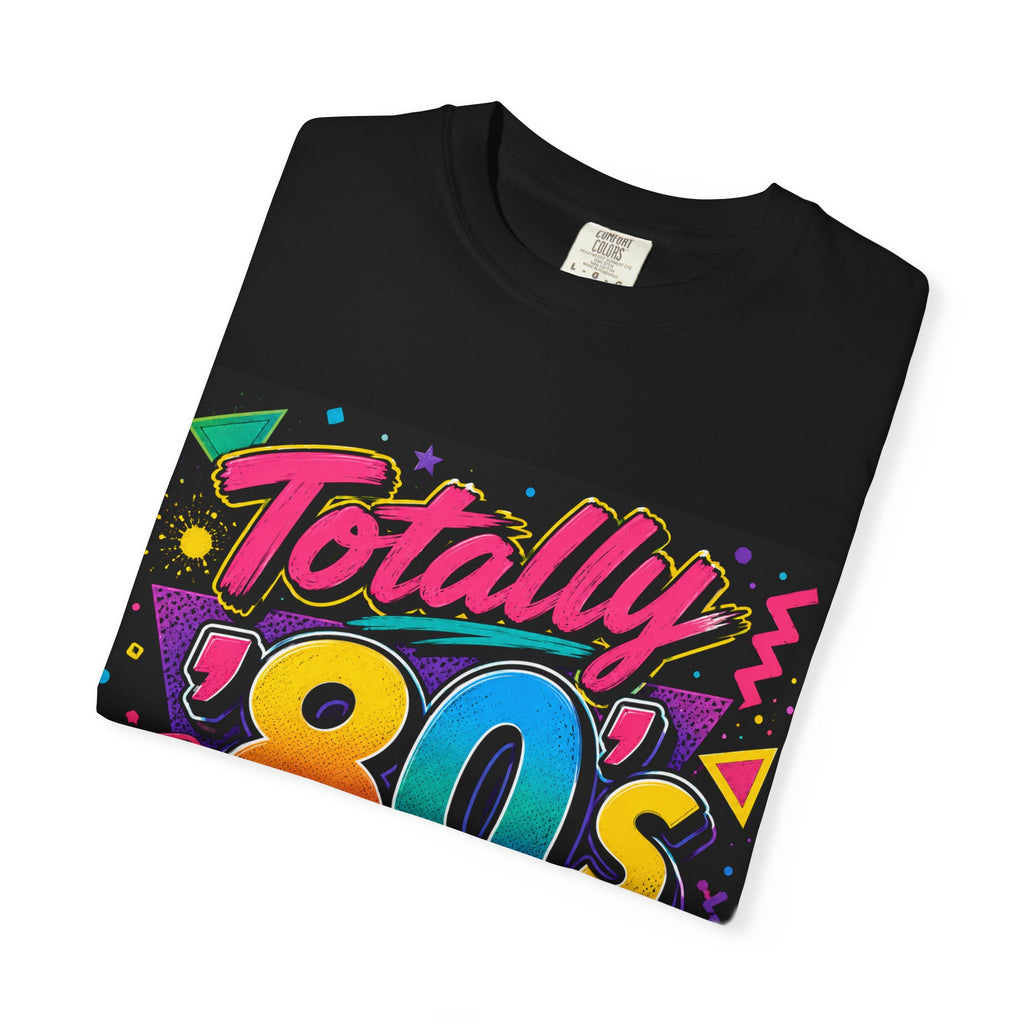 Totally 80s Retro Graphic T-shirt | 80s Neon Cassette Boombox