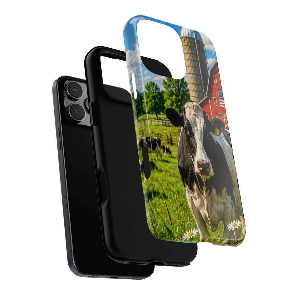 Cow Farm Phone Case — Rustic Barnyard iPhone Cover