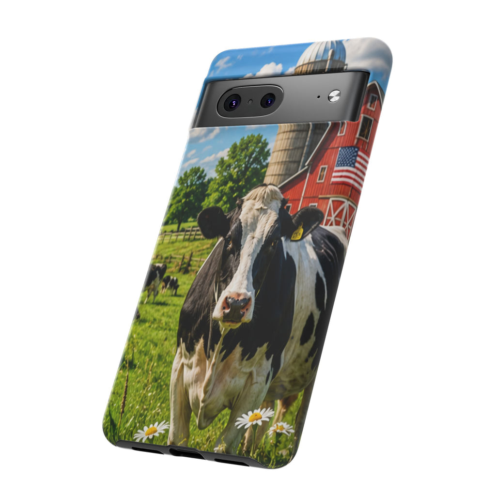 Cow Farm Phone Case — Rustic Barnyard iPhone Cover