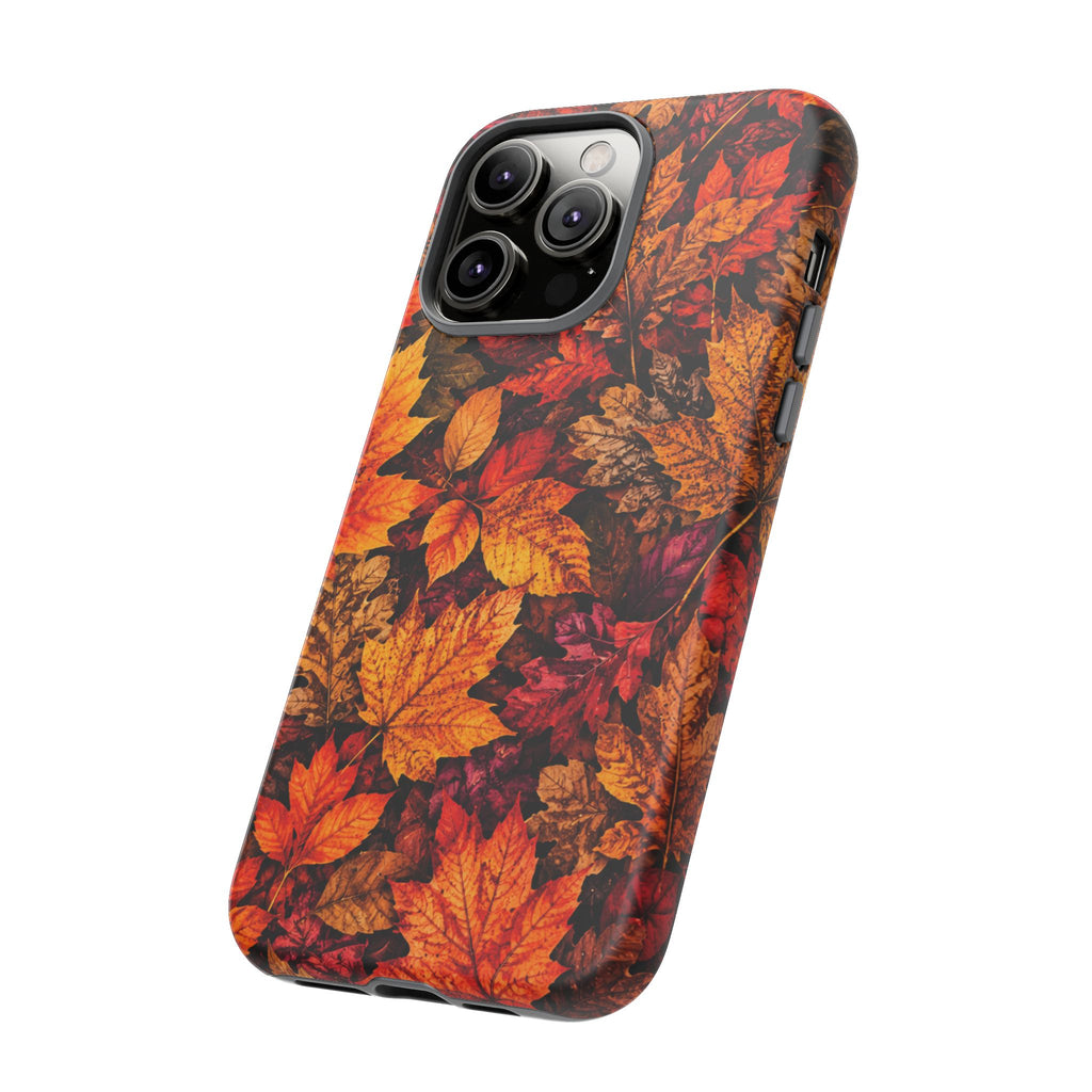 Autumn Leaves Tough Phone Case — Fall Foliage Protective Cover