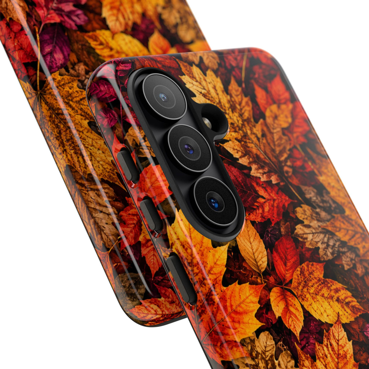 Autumn Leaves Tough Phone Case — Fall Foliage Protective Cover