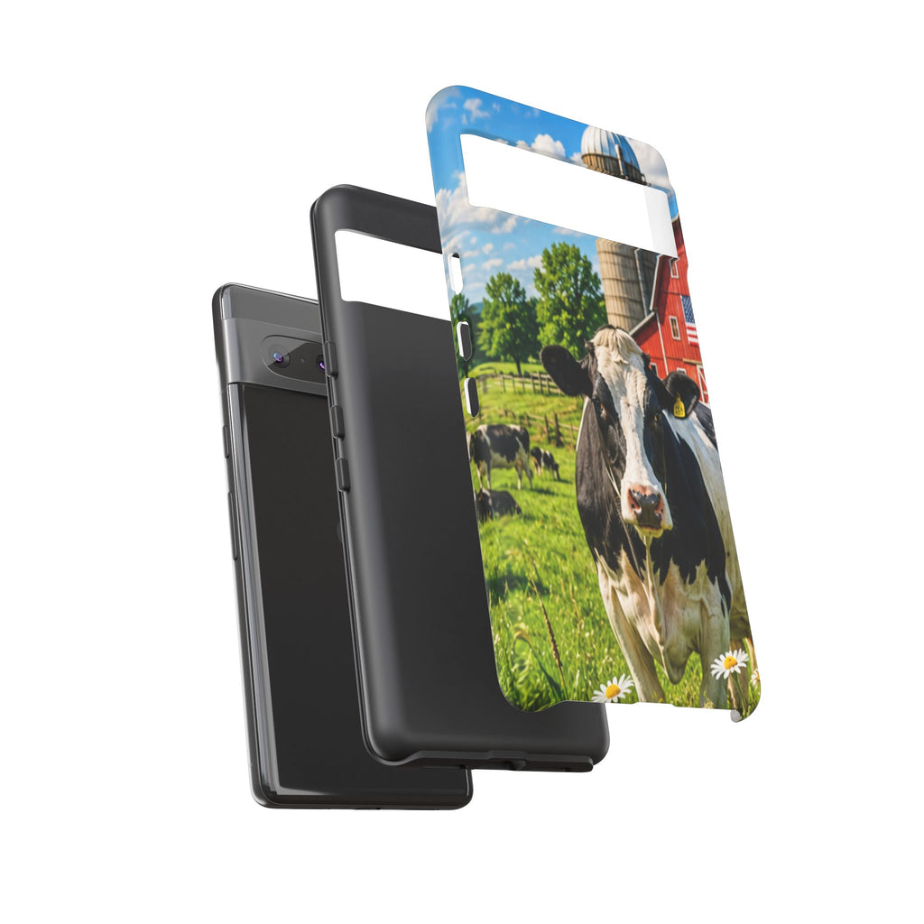 Cow Farm Phone Case — Rustic Barnyard iPhone Cover