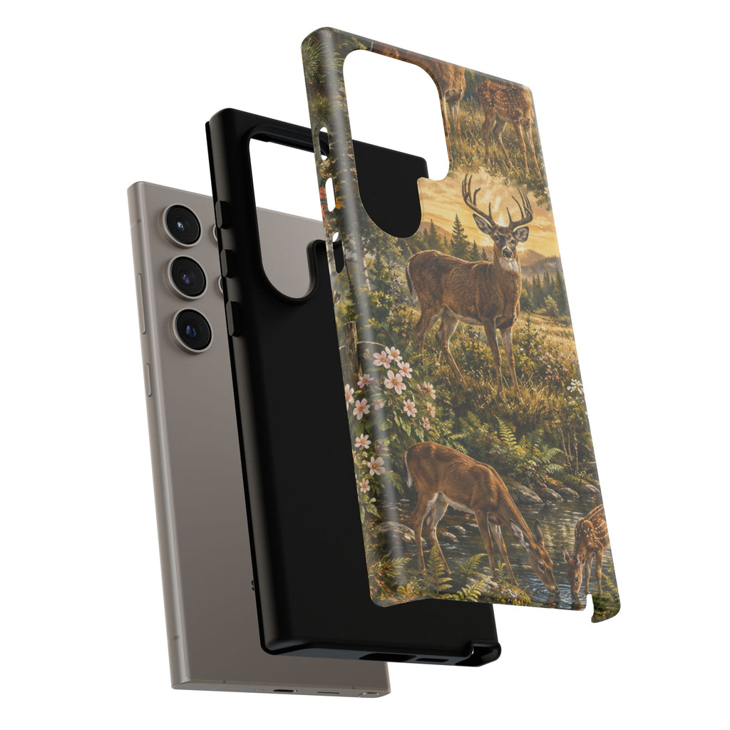 Deer Forest Phone Case — Woodland Bucks Nature iPhone Cover