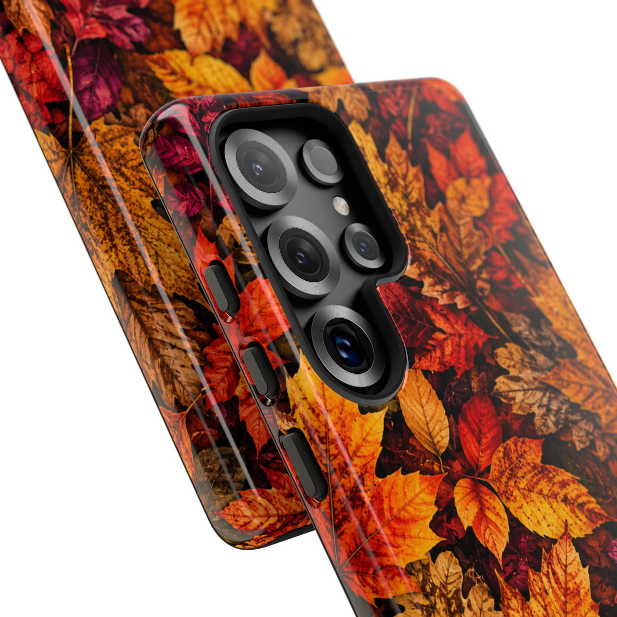 Autumn Leaves Tough Phone Case — Fall Foliage Protective Cover