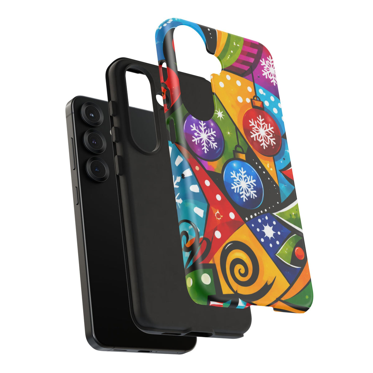 Holiday Ornament Phone Case — Colorful Festive Christmas Design