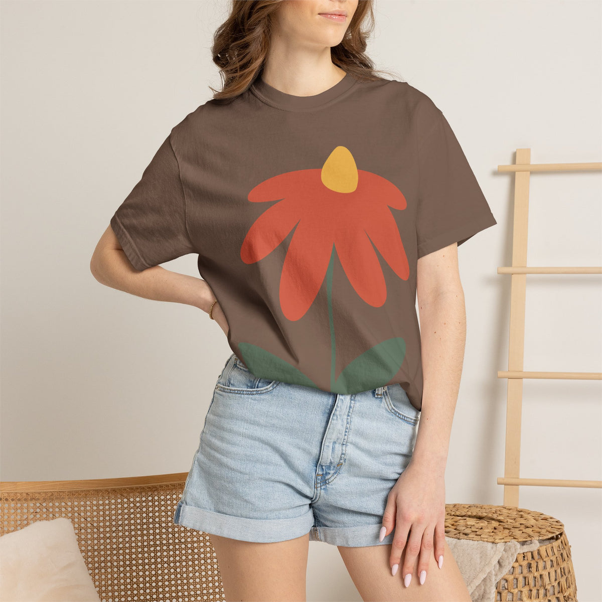 Gardening Can You Dig It? Floral Graphic T-Shirt