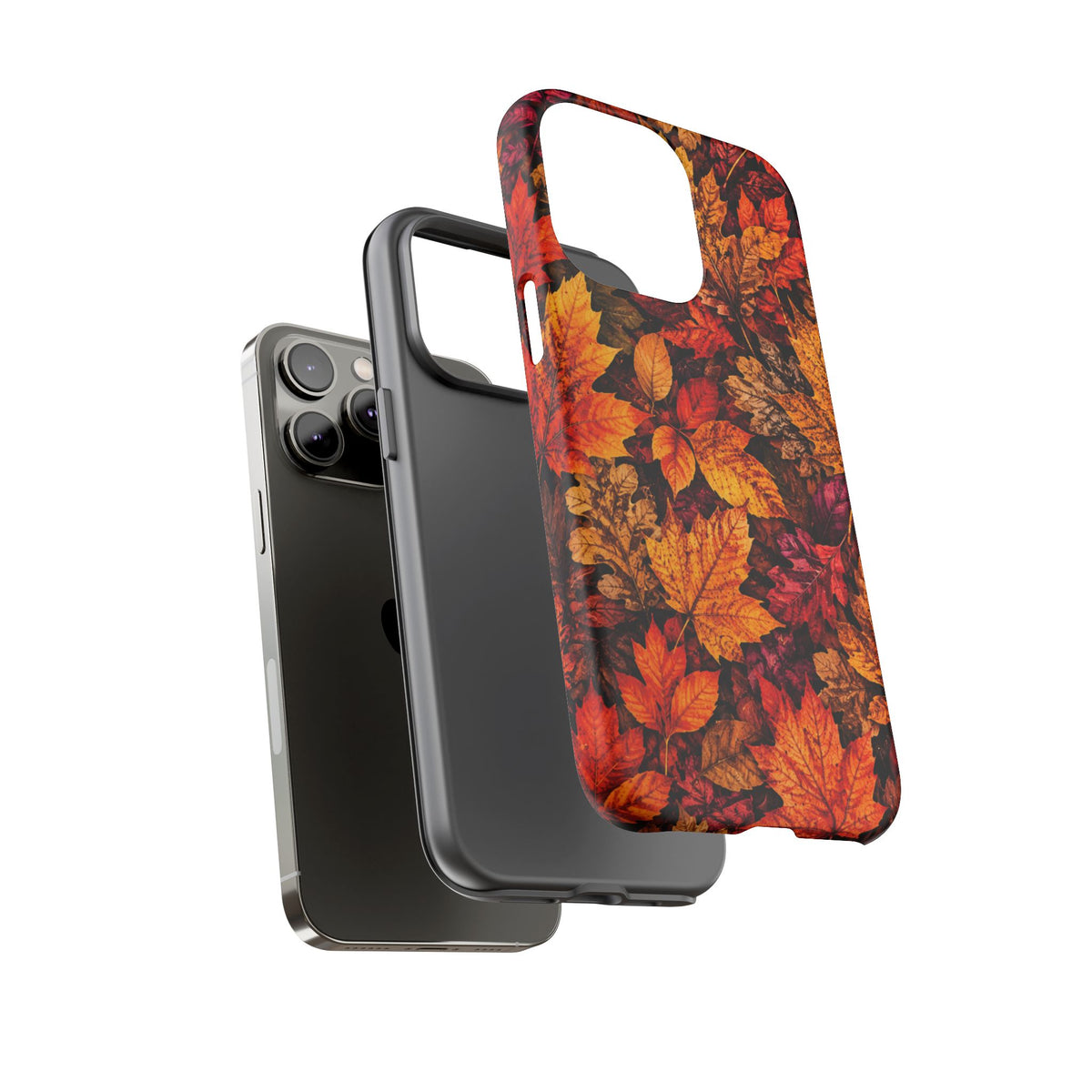 Autumn Leaves Tough Phone Case — Fall Foliage Protective Cover