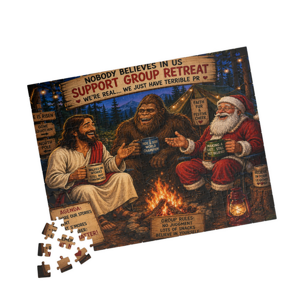 Nobody Believes in Us Support Group Retreat Puzzle | 520 Piece