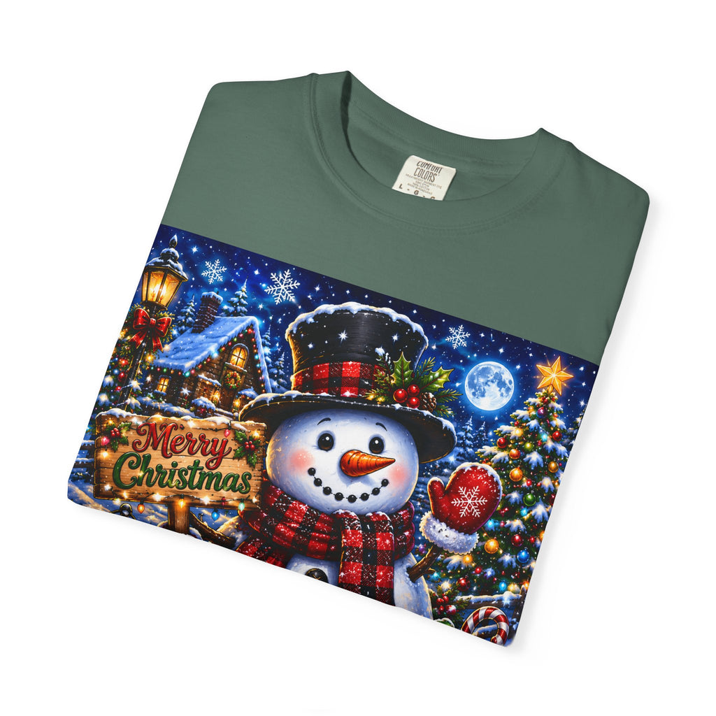Christmas Snowman T-Shirt — Merry Christmas Holiday Graphic Tee