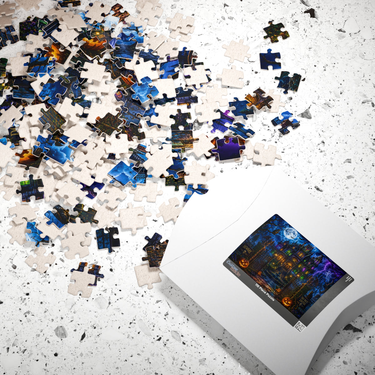 Haunted Mansion Halloween Puzzle | Spooky Night Jigsaw