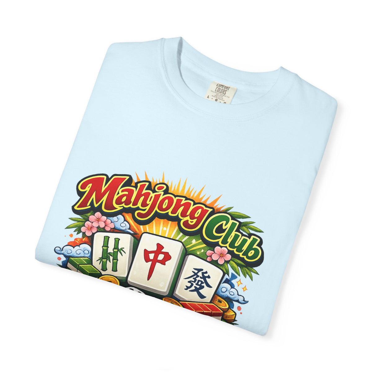 Mahjong Club Addicted to the Tiles T-shirt | Mahjong Graphic Tee