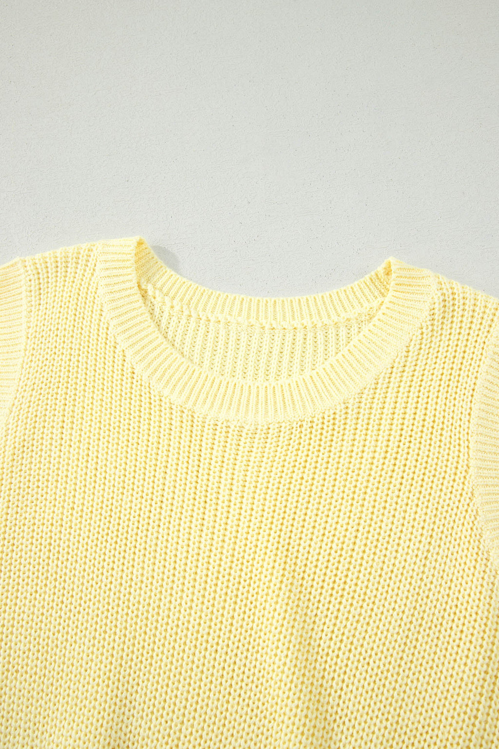 Solid Cropped Tie Back Cutout Sweater Knit Tank