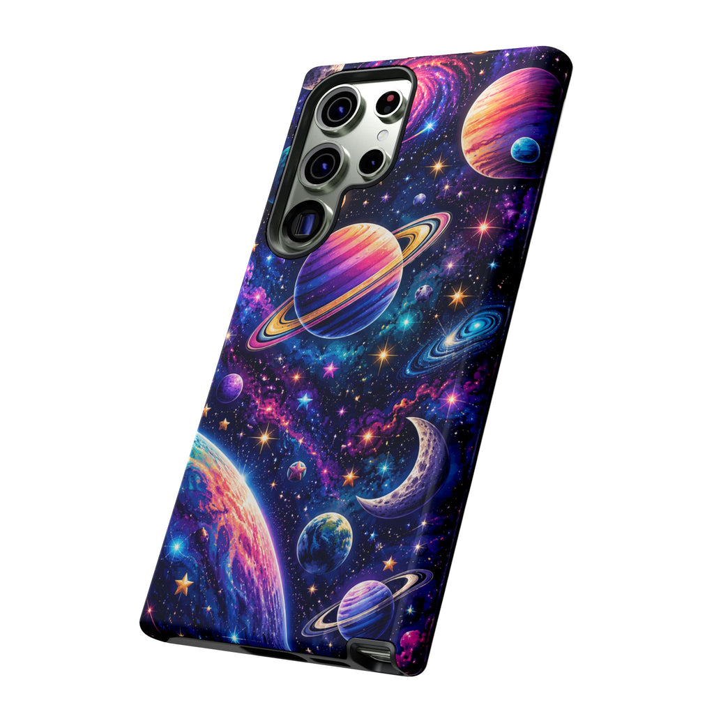 Colorful Galaxy Planets phone case | Tough Case