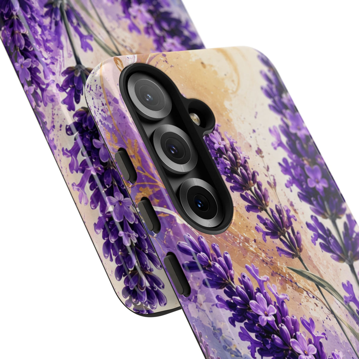 Lavender Bouquet Tough Phone Case — Protective Floral iPhone Case