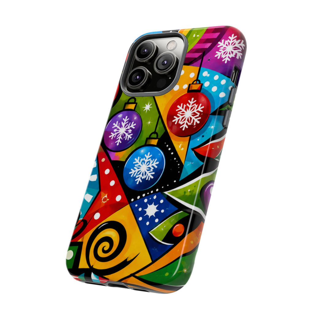 Holiday Ornament Phone Case — Colorful Festive Christmas Design