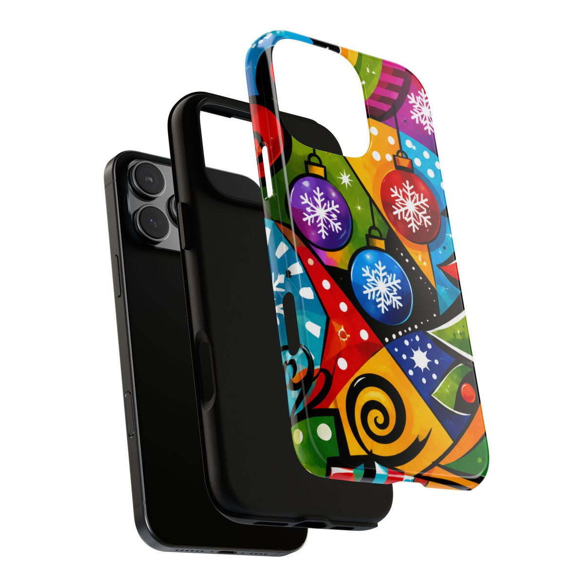Holiday Ornament Phone Case — Colorful Festive Christmas Design