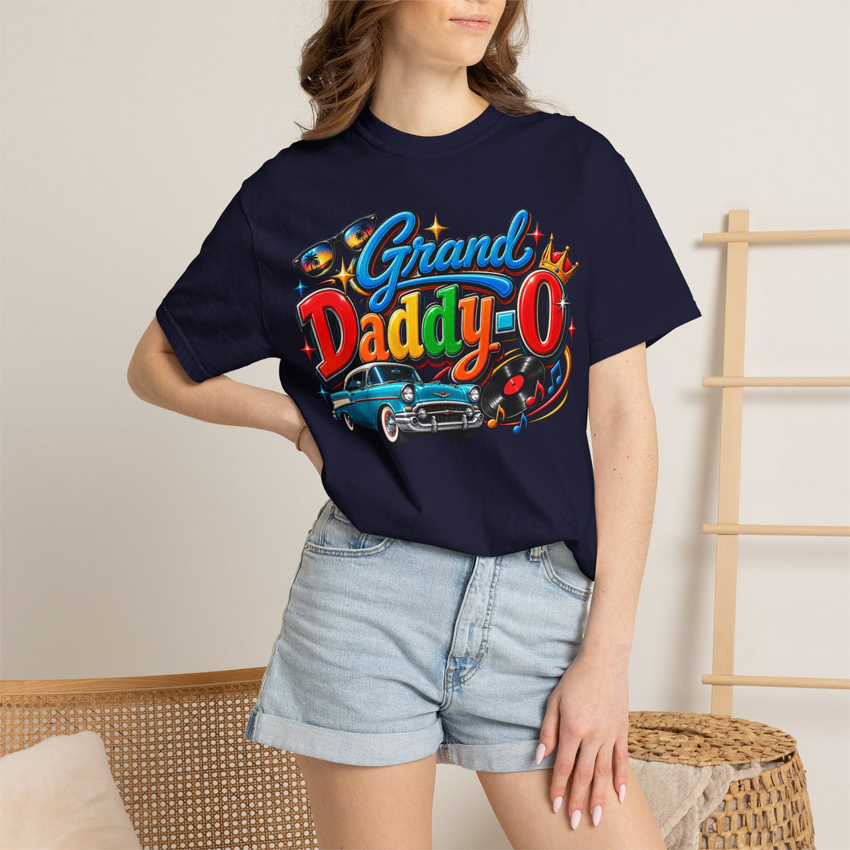 Grand Daddy-O Retro Car Graphic T-Shirt