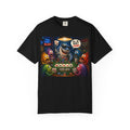 Shark Poker Night T-Shirt — 'All In Baby! Chomp' Novelty Graphic Tee