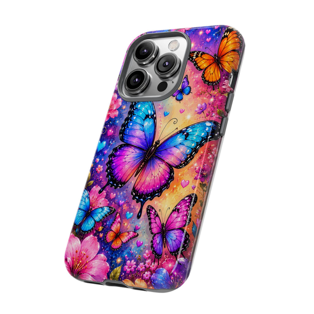 Colorful Butterfly Pattern Phone Case | Tough Cases