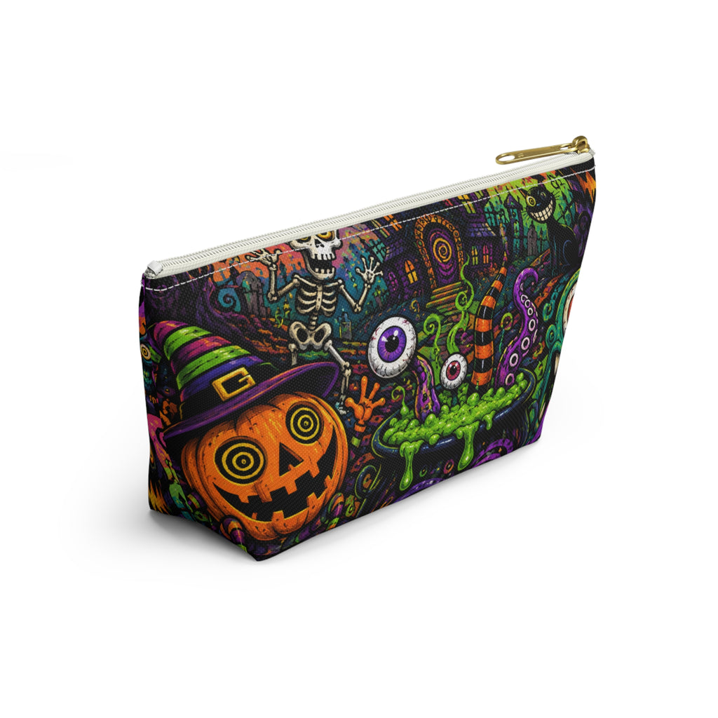 Spooky Halloween Haunted House Accessory Pouch