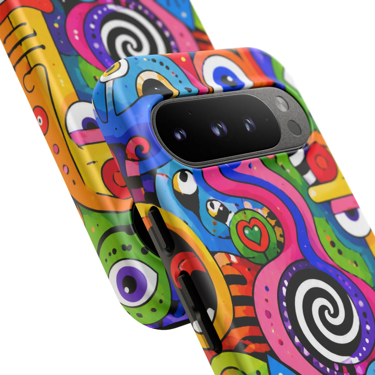 Colorful Abstract Doodle Tough Phone Case