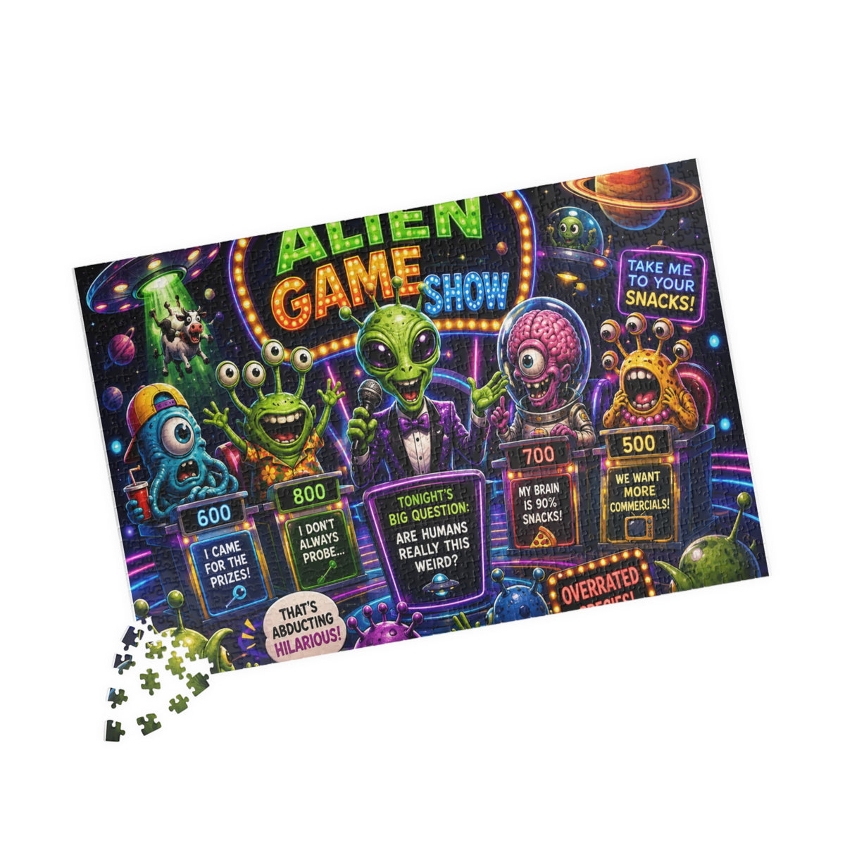 Alien Game Show puzzle | 520-piece jigsaw