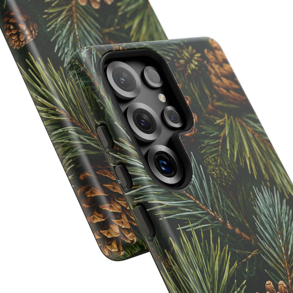 Pinecone Pines Phone Case — Festive Evergreen iPhone Cover