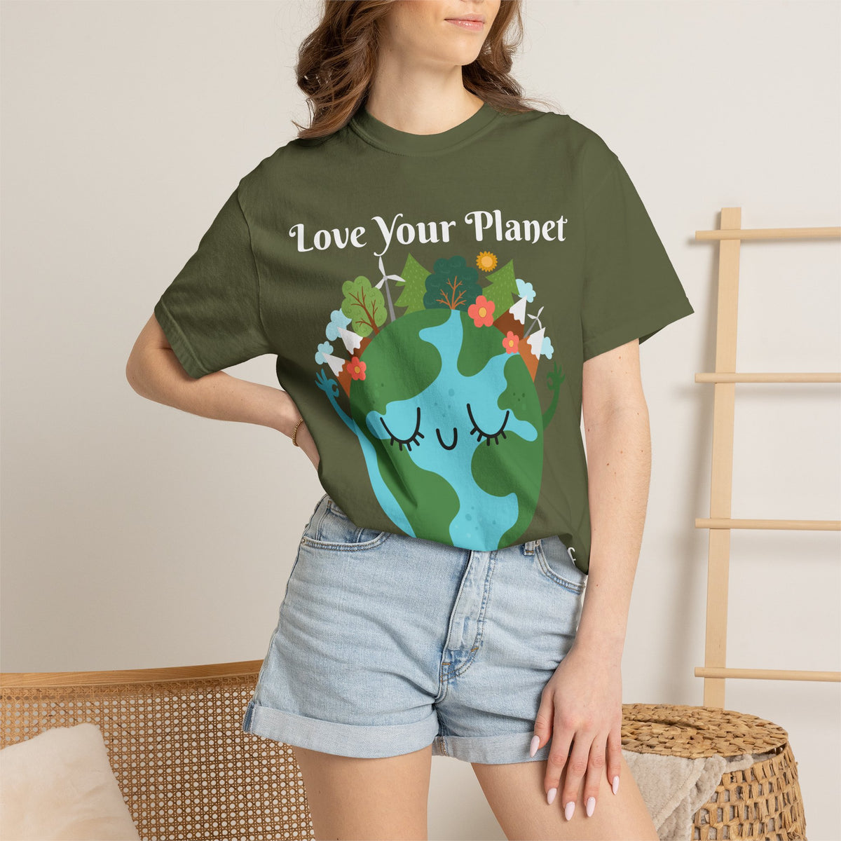 Love Your Planet Love Yourself T-Shirt — Earth Day Eco-Friendly Graphic Tee