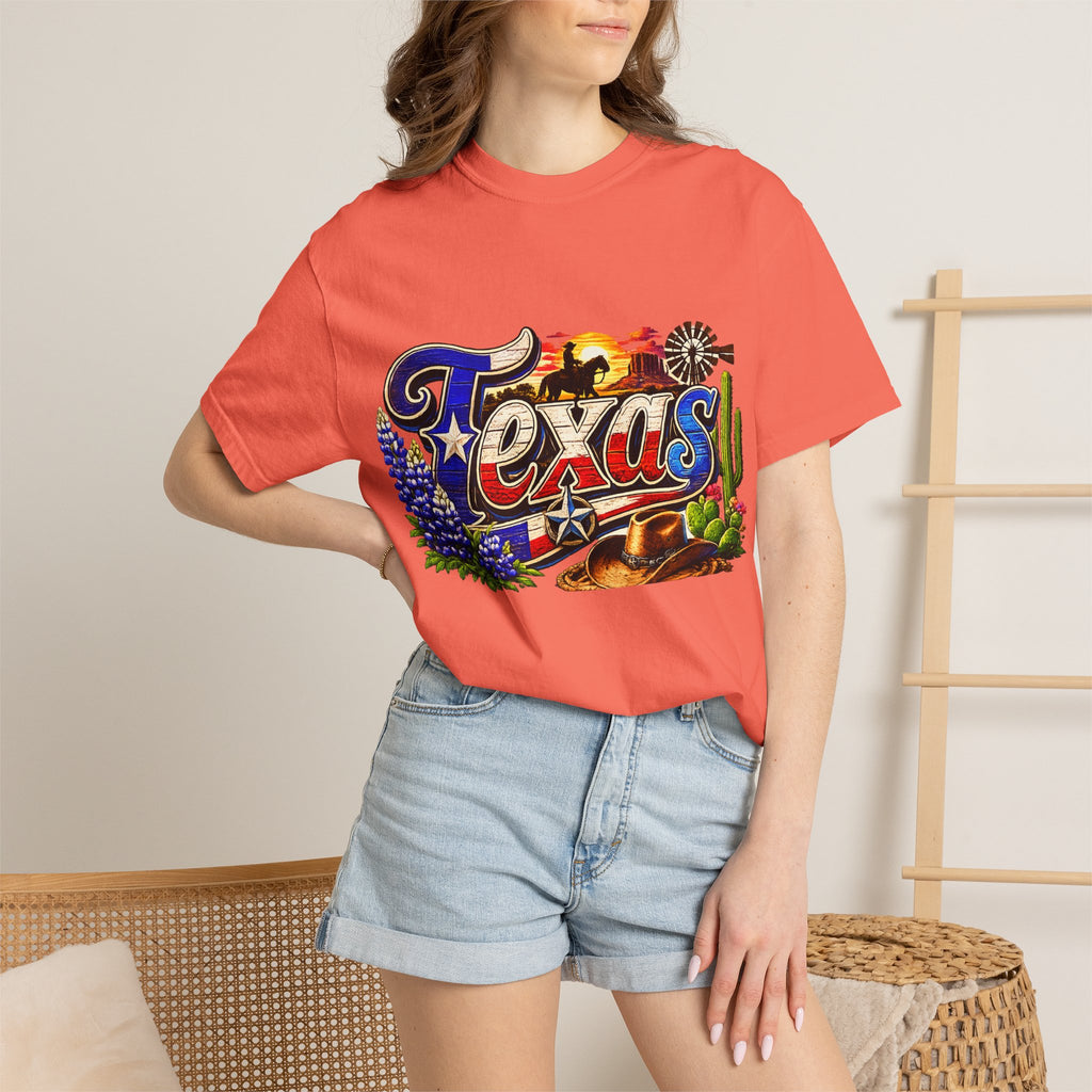 Texas Vintage Postcard T-Shirt | Lone Star State Roadtrip