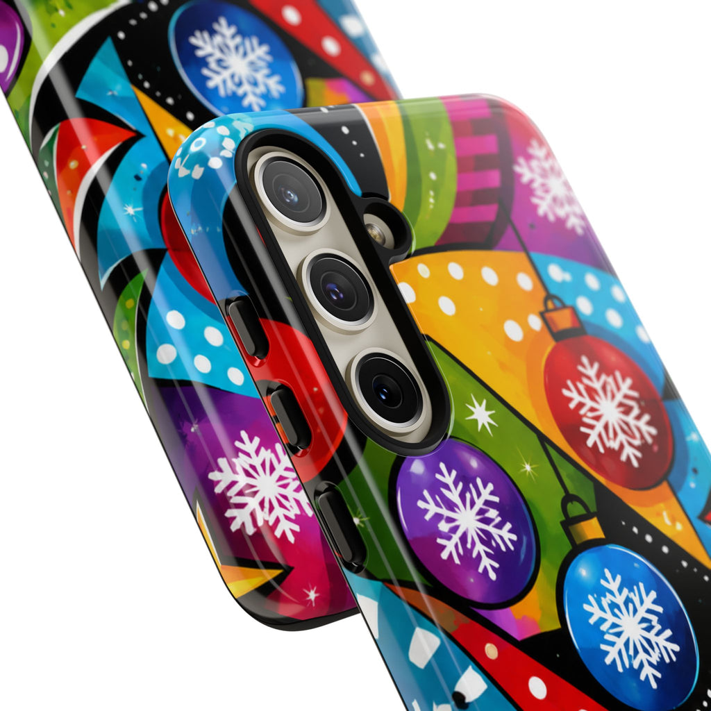Holiday Ornament Phone Case — Colorful Festive Christmas Design