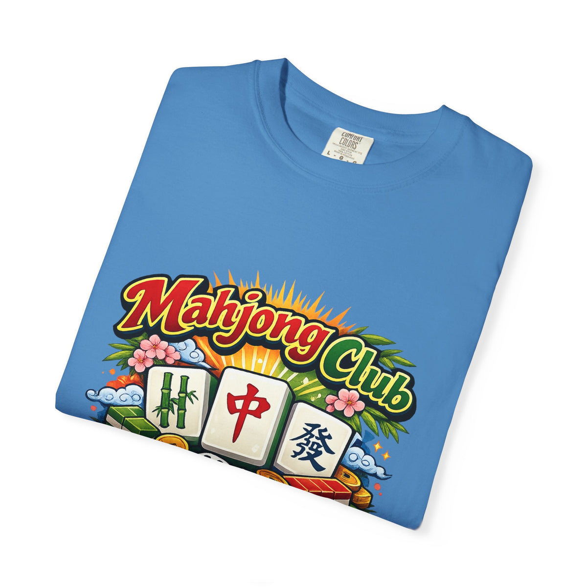 Mahjong Club Addicted to the Tiles T-shirt | Mahjong Graphic Tee