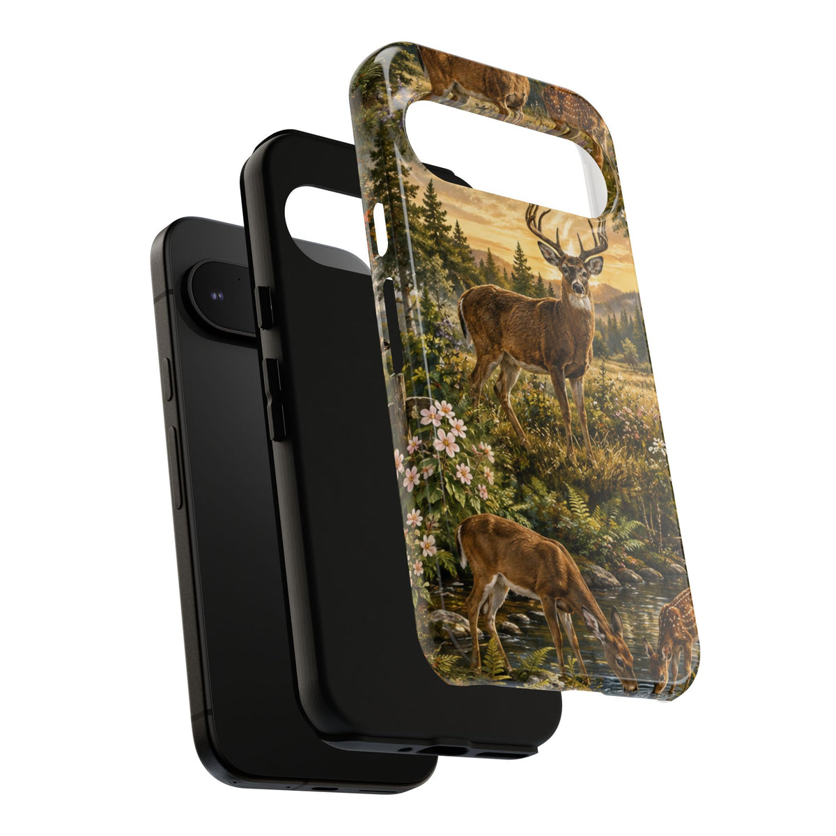 Deer Forest Phone Case — Woodland Bucks Nature iPhone Cover