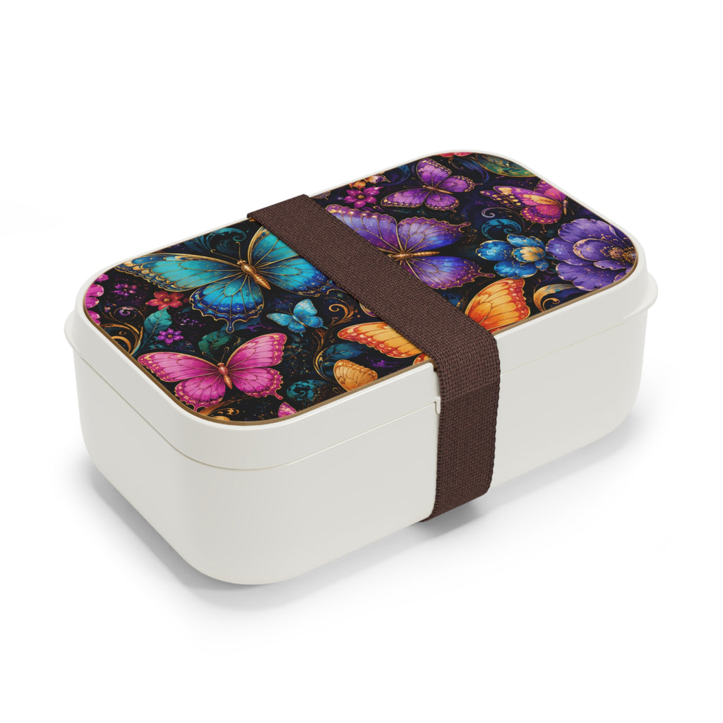 Butterfly Garden Bento Box – Colorful Floral Lunchbox