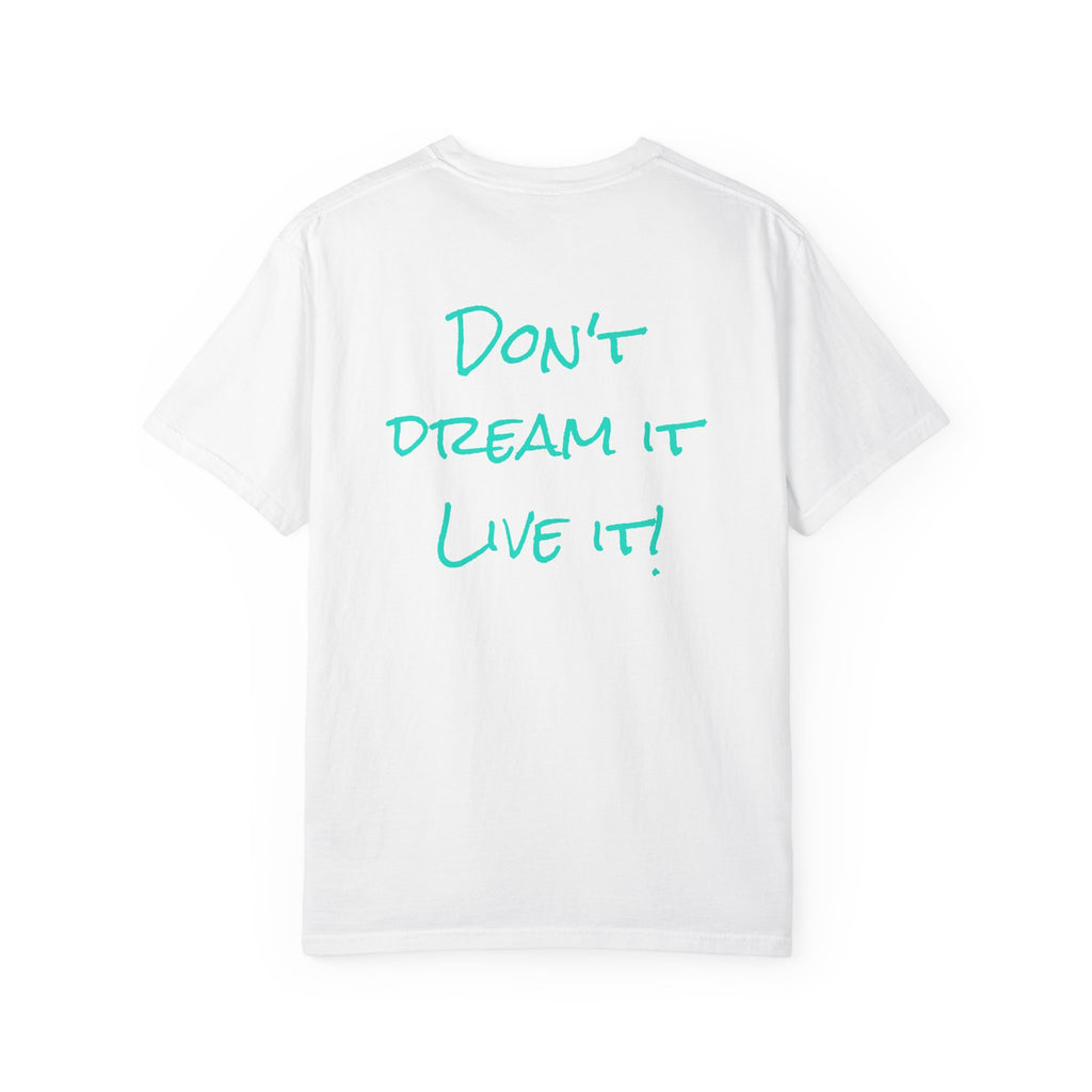 Don't Dream It Live It Tee — Floral Goddess Graphic T-Shirt
