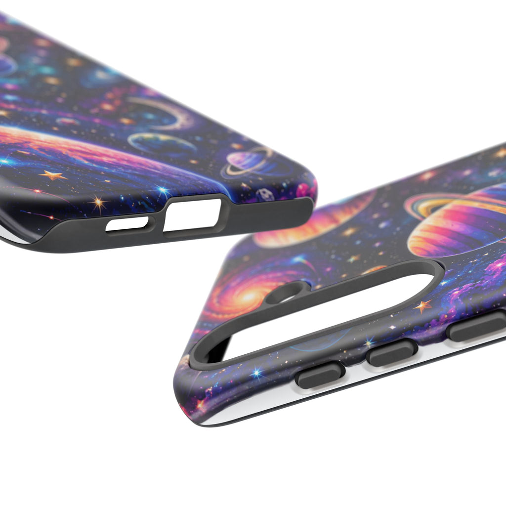 Colorful Galaxy Planets phone case | Tough Case