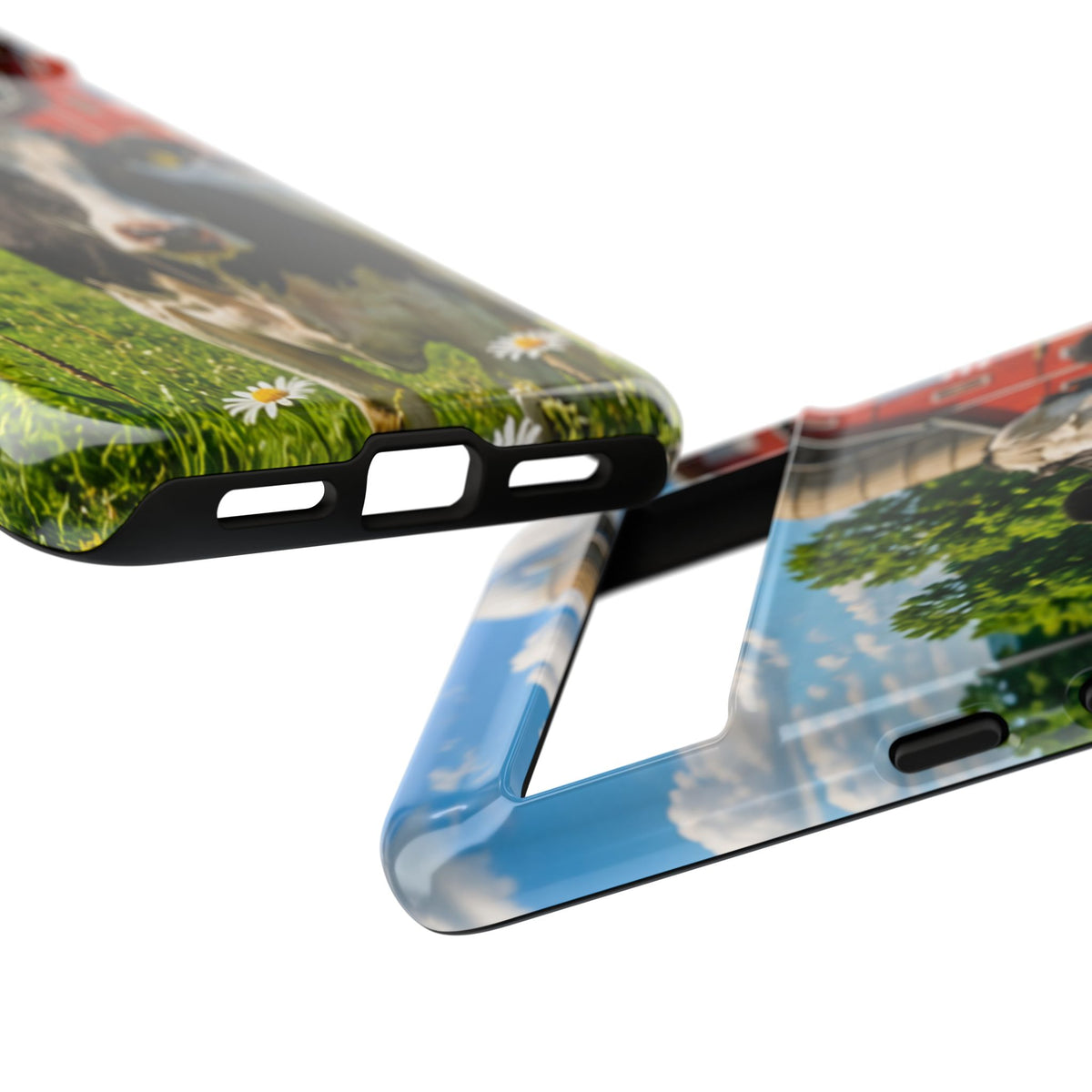 Cow Farm Phone Case — Rustic Barnyard iPhone Cover