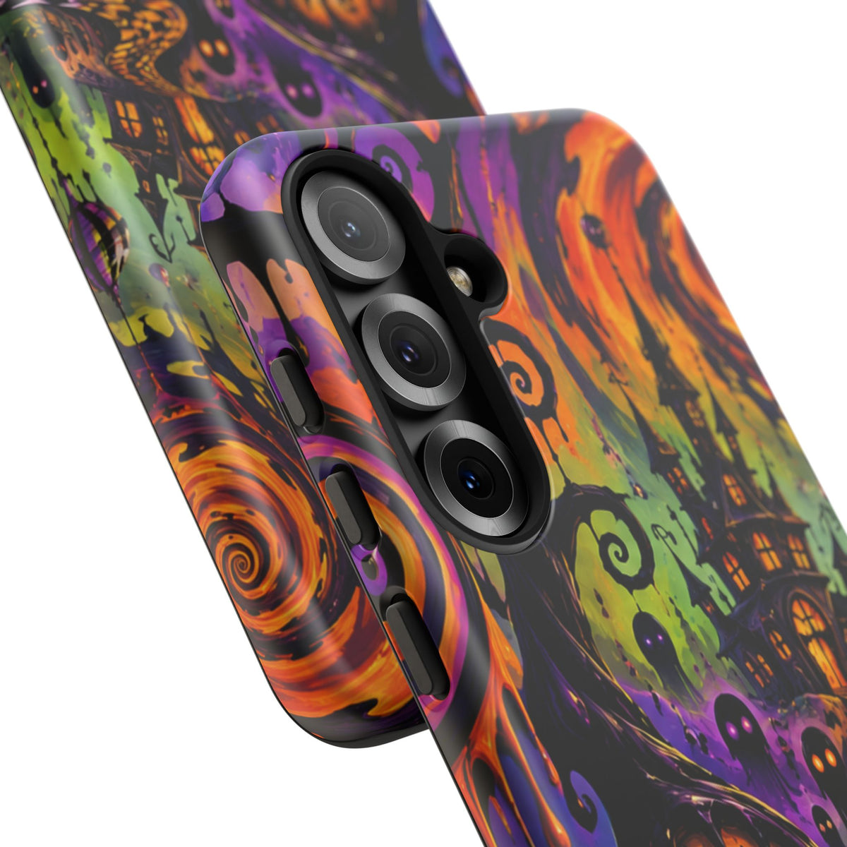 Phone Case — Psychedelic Haunted House Halloween Design